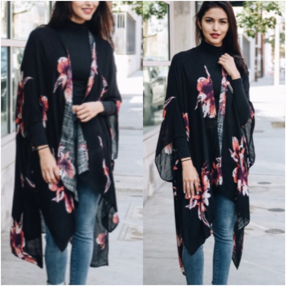 Bohemian Chic Kimono Wrap Coverup O/S - Picture 8 of 8